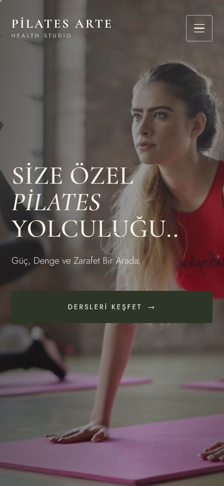 Pilates Arte — mobil ekran görüntüsü